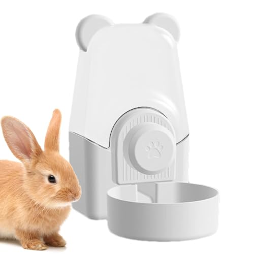 Kaninchen Wasserspender | Automatischer Zwinger Wasserspender Käfig Wasserflasche | Vielseitiger Haustier Wasserspender Kleintier Trinkflasche für Hund Katze Kaninchen Hamster von Nxbuynef