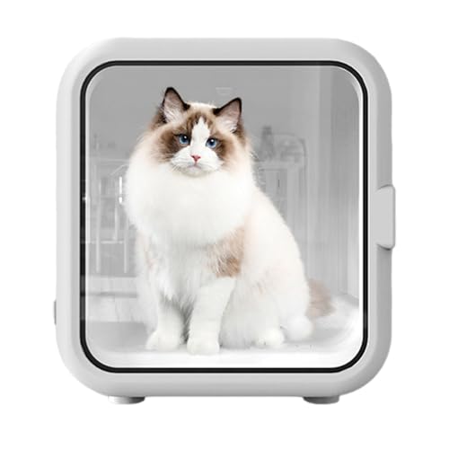 Nxbuynef Katzen-Trockenbox, Katzen-Trockenbox,Trockenraum für Haustiere mit konstanter Temperatur - Leise Haustier-Katzen-Trockenbox, Trockenkäfig für Hunde, Haustiere, Welpen von Nxbuynef