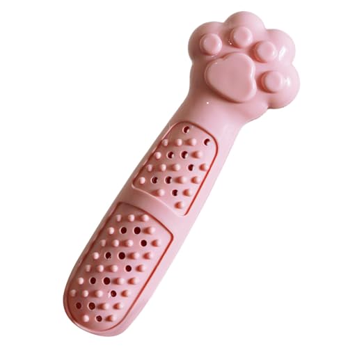 Nxbuynef Kauspielzeug für Haustiere, Kauspielzeug für Katzen, Gummi-Zahnbürstenspielzeug, halten Sie die Gesundheit Ihres Haustieres in Schach mit diesem Doppelzweck-Kauspielzeug, das die Zähne von Nxbuynef