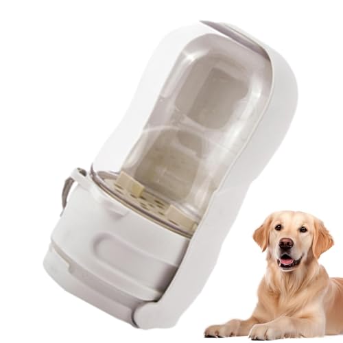 Nybhyjka 2 in 1 Hundwasserflasche, Reisewater Water Bowl | 2 In 1 Hundefutter integrierter Trinkbrunnen,Zubehör für die Fütterung und Bewässerung von kleinen Tieren und eingebauter von Nybhyjka