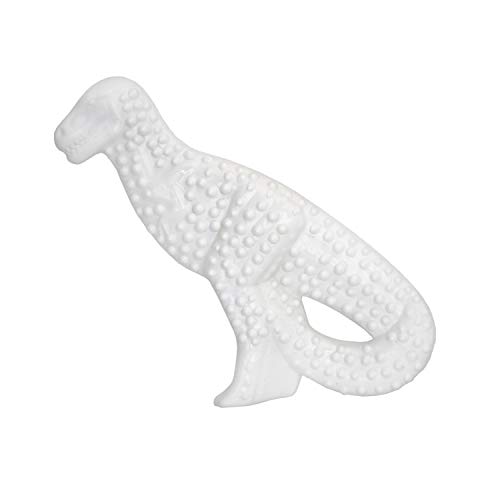 Nylabone 983706 Dura Power Chew, Dental-Dino-Form, reduziert Zahnbelag und Zahnstein, Hähnchengeschmack, für kleine Hunde (bis 11 kg), S von Nylabone