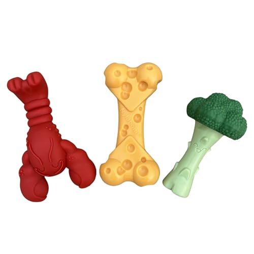 Nylabone Bundle Hundespielzeug Power Chews - Niedliches Hundespielzeug für Aggressive Kauer - mit lustigem Twist! groß/riesig (3 Stück) von Nylabone