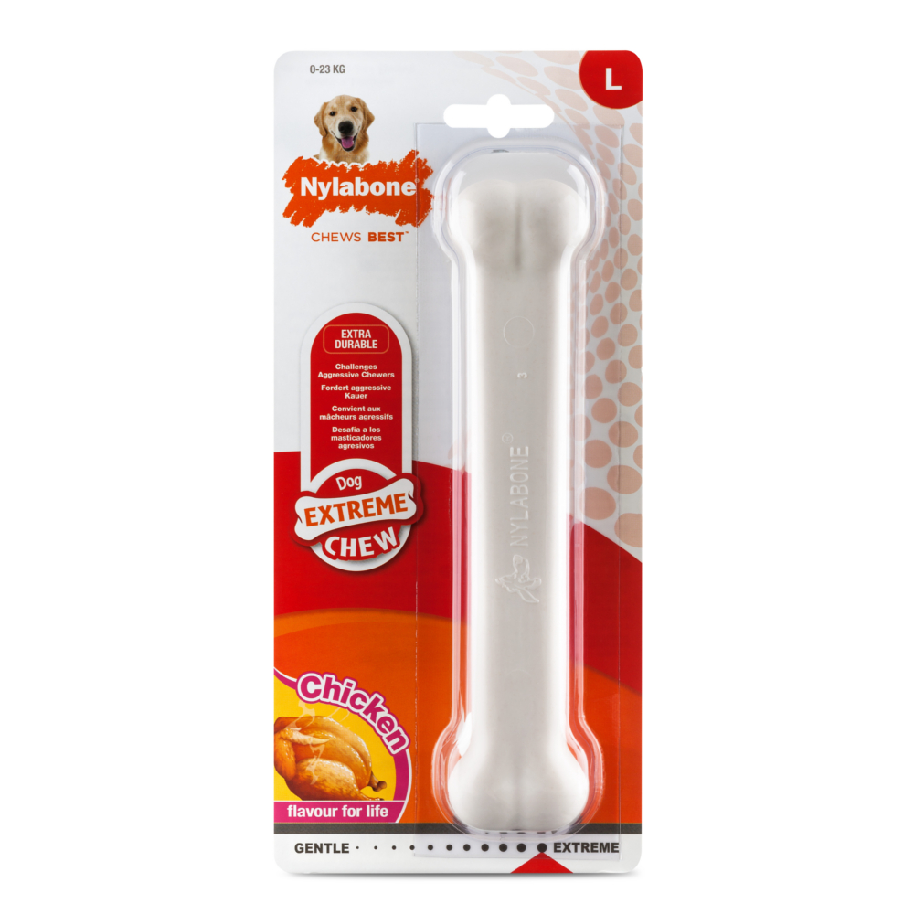 Nylabone Dura Chew Chicken - Gr. L: L 20 x B 4,0 x H 2,0 cm von Nylabone