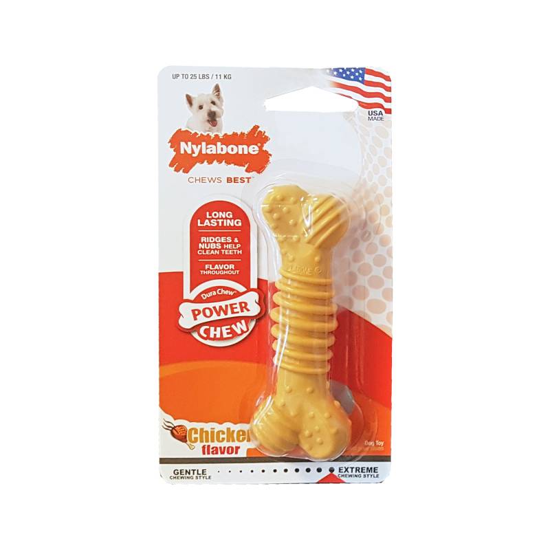 Nylabone Dura Chew Plus Chicken Hundeknochen - M von Nylabone