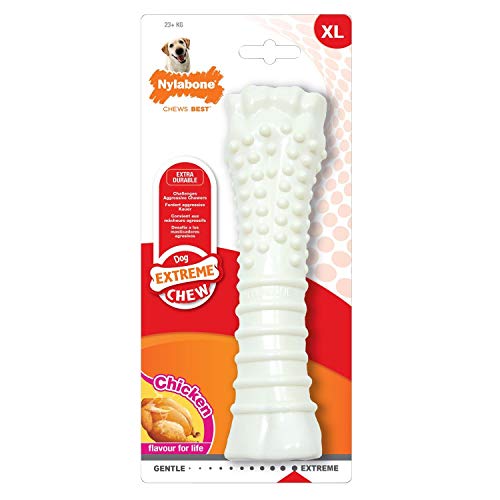 Nylabone Durachew (Hühnchen Geschmack) (Super) 1 Knochen von Nylabone