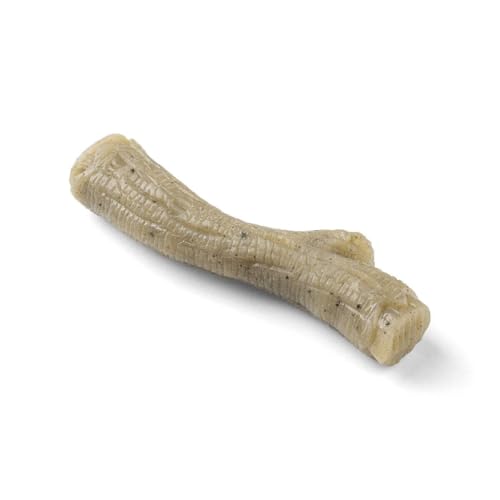 Nylabone Maximale Stärke Tough Extreme Welpe Gourmet Knochen Kauspielzeug, Erwachsene Zähne, durchgehend mit extra Hühnergeschmack infundiert, mittel, für Welpen 0-16kg von Nylabone