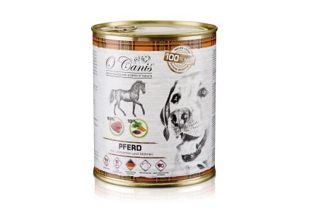 O'Canis Hundefutter Pferdefleisch mit Gemüse & Leinsamen - 400 g (400 g) von O'Canis