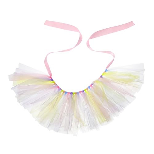 Haustier-Prinzessin-Kleid Dackel Wiederverwendbares Hundekleid Sommerkleidung für Haustiere Dog Costume Haustier Tutu Rock Hundekleidung Mädchen Esser-Hunde-Tutu Gittergewebe OATIPHO von OATIPHO