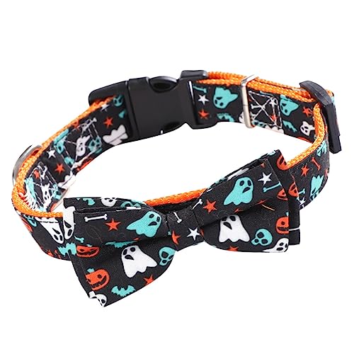 OATIPHO 1stk Haustierhalsband Katze Fliege Hund Fliege Für Katze Süßes Welpenhalsband Bowknot-Halsband Für Welpen Halloween Haustier Halstuch Welpenhalsbänder Stoff Halskette Kätzchen von OATIPHO