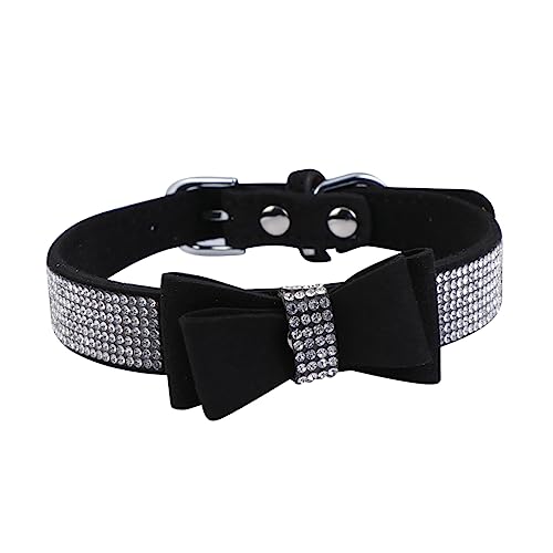 OATIPHO Halsband für Haustiere Fliege Drillich Hunde-/katzenhalsband Material Bequemer Hals Modischer Schleifenknoten 30 X 1 5 cm von OATIPHO