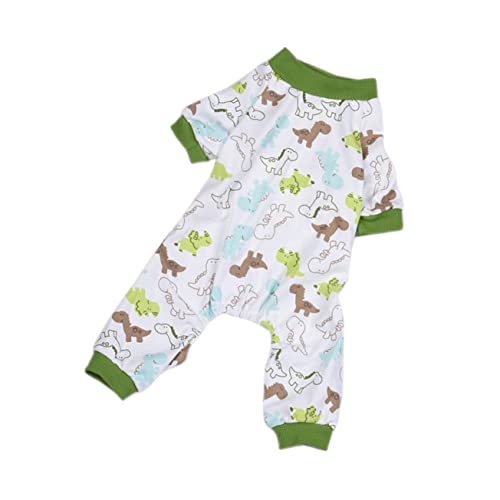 OATIPHO 1Stk Flanell-Pyjama für Hunde Dino-Hundekostü Welpe Kinderpyjamas Schlafanzug für änner Hund Baumwolltuch Hundekleidung Haustier vierbeinige Kleidung Trainingsanzug von OATIPHO