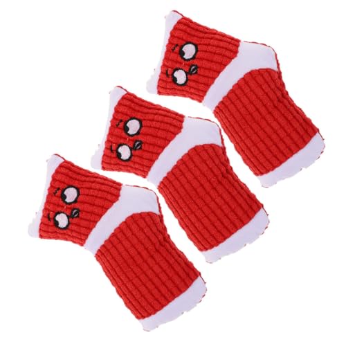 OATIPHO Welpen Plüsch Socken Spielzeug Hund Quietschende Socken Spielzeug 3 Pack Interaktive Hundespielzeug für Spielen Mental von OATIPHO