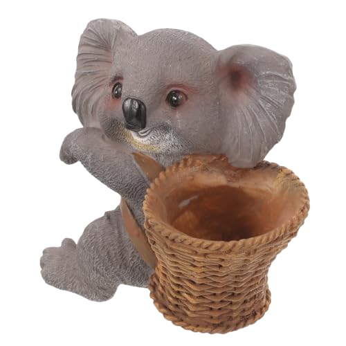 OATIPHO Aquarium Ornamente Höhle Aquarium Aquariumzubehör Aquarium Pflanzenhalter Kit Mikrolandschaft Koala Fischtank Ornamente Koala Figur Für Aquarium Niedlich Koala Harz von OATIPHO