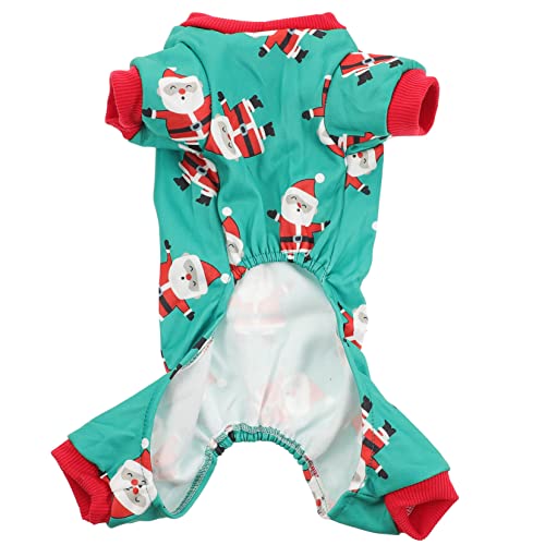 OATIPHO Haustier-Partykostü Dackel Pyjama weihnachtlicher hundepyjama ädchen-Shirt Schlafanzug mit Hundefuß Kleidung Pullover Party-Hundetuch Hund Weihnachtstuch warm halten Mantel von OATIPHO