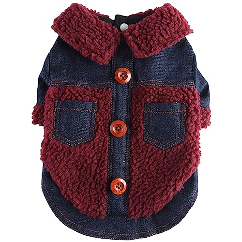 OATIPHO Warmer Hundemantel Stilvolle Hundejacke Winddichte Hundekleidung für Den Täglichen Gebrauch Outfits für Hunde Haustier- -Accessoire von OATIPHO