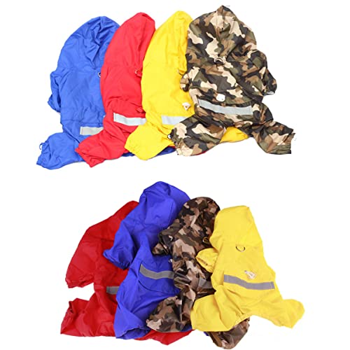 OATIPHO Haustier Regen Slicker Winter Haustier-Regenmantel Mit Kapuze Regenmantel Für Kleine Hunde Wasserdichter Regenmantel Für Haustiere Regenjacke Für Haustiere Jacke Mit Hut von OATIPHO