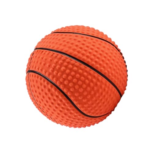 OATIPHO Pet Basketball Spielzeug Zahnärztliches Kauspielzeug Welpe Frisst Spielzeug Kauspielzeug Für Basketball Weiches Haustierspielzeug Hund Tierisches Spielzeug Singen Hündchen von OATIPHO