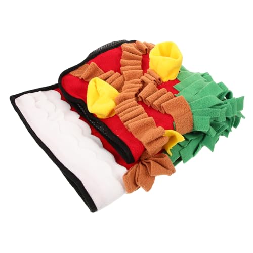 OATIPHO Pet Sniffing Pad Futterdecke Trainingsmatte Für Haustiere Interaktives Feed-Puzzle Welpenversorgung Schnüffelmatte Für Welpen Futtermatte Für Tiermatte Flanell Riechkissen Füttern von OATIPHO