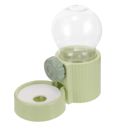 OATIPHO Trinkbrunnen Hund Wasserfontäne Trinken Liner pet Feeding Station Haustier futterstation pet Water Bottle Futterautomat für Kaninchen Kätzchen-Feeder Plastik Light Green von OATIPHO