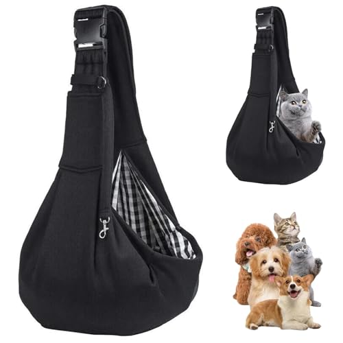 Hundetragetasche Bis 15kg, Hundetragetuch, Tragetasche Hund, Hunde Taschen Für Kleine Hunde, Chihuahua Tasche, Hunde Umhängetasche für Outdoor-Aktivitäten, Tasche für Hunde, Tragebeutel Hund von OBYJCA