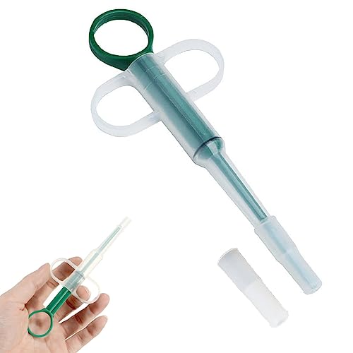 OBYJCA Pet Pill Plunger Popper for Small Cats Dogs Pill Gun Dispenser Shooter Pet Piller Reusable Cat Pill Dispenser Soft Tip Tablet Spritze Pusher Animal Medicine Feeder for Feeding Accessories von OBYJCA