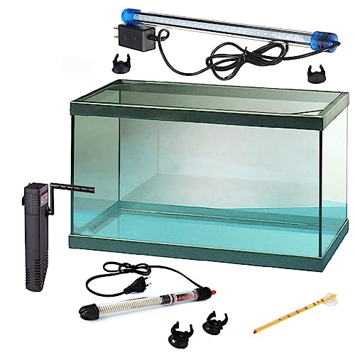 Aquarium Glas mit schwarzem Rahmen, 14 l, komplettes Set von OCEAN BOX ACUARIUM