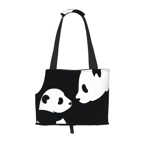 Panda Animal Pet Portable Foldable Shoulder Bag, Dog and Cat Carrying Bag, Suitable for Subway Shopping, Etc. von OCELIO