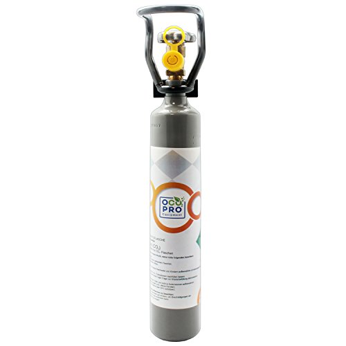 OCOPRO CO2 Flasche 500g GEFÜLLT für Aquarien Kohlensäureflasche NEU von OCOPRO