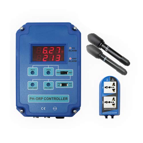 OCS.tec Kombicontroller Steuerung Regler 2-Fach-Messgerät (PH+Redox) CO2-Wert Aquarium Süß- und Salzwasser (0-1000mV) P13 von OCS.tec