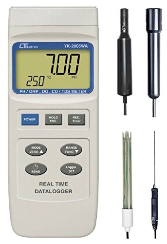 Multimessgerät Datalogger (Sauerstoff, PH, ORP, O², Redox, TDS, EC, Leitwert) bis 200mS SA3 von OCS.tec