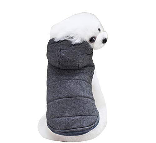 Wintermantel für Kleine Hunde Fleece Warm Hundepullover Sweater Welpen Winterjacke Chihuahua Katze Kleidung Haustier Jungen Mädchen Hundebekleidung Hundemantel Winter von ODOKEI