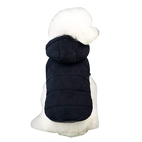 Wintermantel für Kleine Hunde Fleece Warm Hundepullover Sweater Welpen Winterjacke Chihuahua Katze Kleidung Haustier Jungen Mädchen Hundebekleidung Hundemantel Winter von ODOKEI