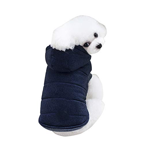 Wintermantel für Kleine Hunde Fleece Warm Hundepullover Sweater Welpen Winterjacke Chihuahua Katze Kleidung Haustier Jungen Mädchen Hundebekleidung Hundemantel Winter von ODOKEI