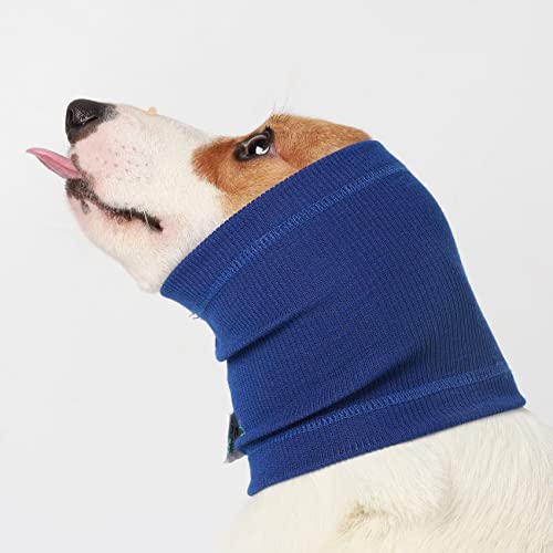 Hunde-Wintermützen, Ohren- und Nackenwärmer, Hunde-Schal, Stirnband für Hunde, Lärmschutz, Blau, M von ODSSDAPU