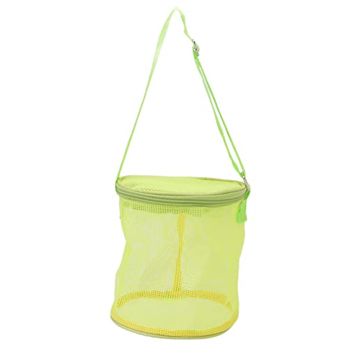 Kleintiertasche Atmungsaktive, Hamsterbett, tragbare Hamstertasche mit verstellbaren Schultergurten und abnehmbarem Kissen, für draußen Kaninchen Igel Meerschweinchen Hamster (Green) von OFFAXE