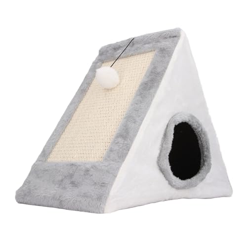 OFFAXE Kratzmatte selbstklebend 50 x 26 x 37cm, Katzen kratzmatte, kratzteppich Katze, kratzmatte Katze, für Katzen DIY trimmbarer, kratzmatte Katze Wand für schützt Sofa (S) von OFFAXE