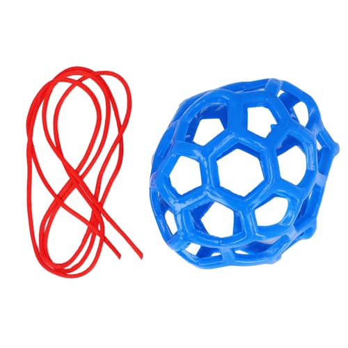 Pferde Leckerli Ball, Heu Futterspender Spielzeug Ball zum Aufhängen, Ball Heu Futterspender,Futterspielzeug für Pferd, Ziege, Schaf, Stressabbau, Pferdestall, Paddock Rest (Blue) von OFFAXE