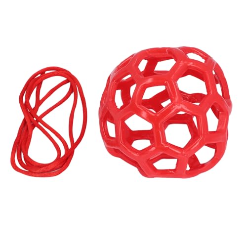 OFFAXE Pferde Leckerli Ball, Heu Futterspender Spielzeug Ball zum Aufhängen, Ball Heu Futterspender,Futterspielzeug für Pferd, Ziege, Schaf, Stressabbau, Pferdestall, Paddock Rest (Red) von OFFAXE