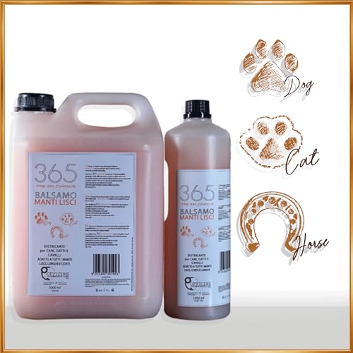 OFFICINE COSMECEUTICHE Linea 365 Manti Glatter Balsam - mit Sheabutter für glattes Fell, 1 l von OFFICINE COSMECEUTICHE