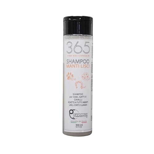 OFFICINE COSMECEUTICHE Linea 365 Manti Glattes Shampoo - mit Sheabutter für glattes Fell, 300 ml von OFFICINE COSMECEUTICHE