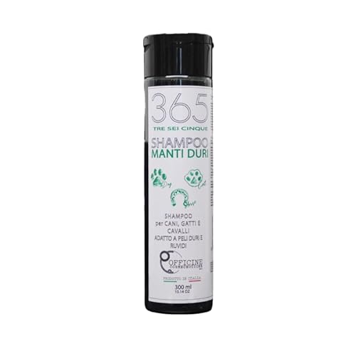 OFFICINE COSMECEUTICHE Linea 365 Manti Hart Shampoo - mit Chlorophyll für kurze und harte Haare, 300 ml von OFFICINE COSMECEUTICHE