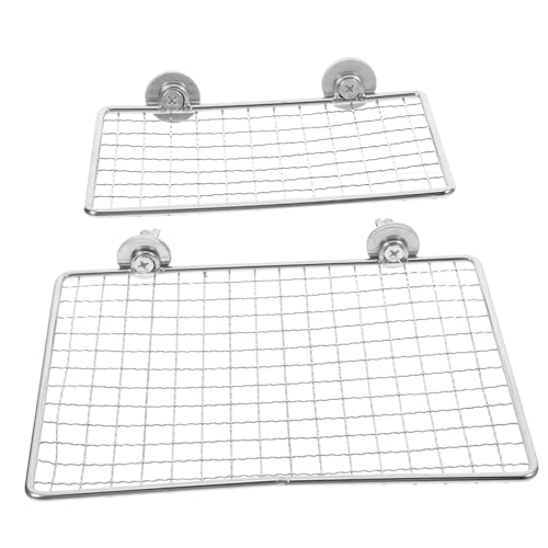 OFFSCH 2er Set Edelstahl Sitzstangen Für Vögel Multifunktionale Ruhe Und Sprungplattform Für Vogelkäfige Ideal Für Sittiche Und Papageien Haustierzubehör Für Den Heimgebrauch von OFFSCH