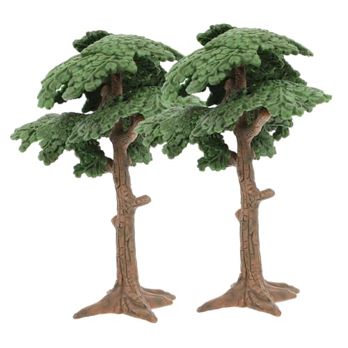 OFFSCH 2st Mikro-landschaftsbaum Mini-modellbäume Minibäume Basteln Mini-vers-Pflanzen Architekturmodellbäume Miniaturpflanzen Modellbäume u Gemischte Modellbaum-zugbäume Mini-Baum PVC von OFFSCH