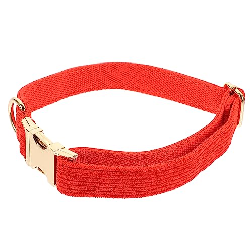 OFFSCH Hundehalsband Halloween-Accessoires Welpen-Hals-Dekor rolf zuckowski Weihnachten weinachts picknicker Haustier-Halsdekoration aus Stoff personalisiertes Haustierhalsband Tuch rot von OFFSCH