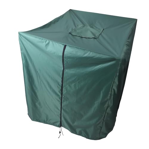 OFFSCH IBC-Abdeckung Abdeckung des Wassertanks Abdeckung des Wassertankbehälters Abdeckung des Wasserbehälters Schutzabdeckung für Wassertank Wasserfass Tankdeckel 210d Oxford-Stoff Green von OFFSCH