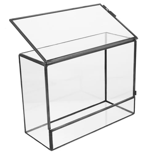 OFFSCH Handgemachte geometrische Glas Mini Öko-Desktop Terrarium Moos Landschaft für von OFFSCH