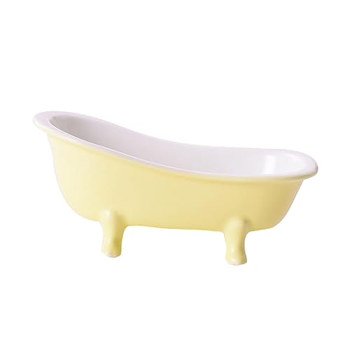 OFFSCH Obstschale Futternapf für Hamster Salatschüssel aus Keramik Porzellankorb Mini-Badewanne Snack Bowl Serving Bowl Bowls Schalen Schüssel zum Servieren von Speisen Dessertschale von OFFSCH