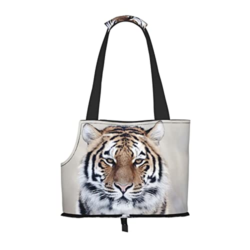 Tiger Faltbare Hundetragetasche, Tragetasche, geeignet für Welpen, kleine Hunde und Katzen für Outdoor-Reisen von OGNOT