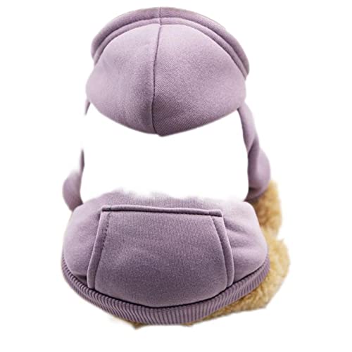 Haustier-Hundebekleidung für kleine und mittelgroße Hundewelpen, Haustier-Overall, Chihuahua, Haustierkleidung, Mops, Welpen, Kleidung, Hundekleidung, Lila, XS von OKGD