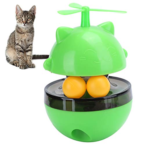 OKJHFD Katzen -Kätzchen -Plattenspieler -Spielzeug, interaktives Katzenspielzeug, einstellbar (Green) von OKJHFD